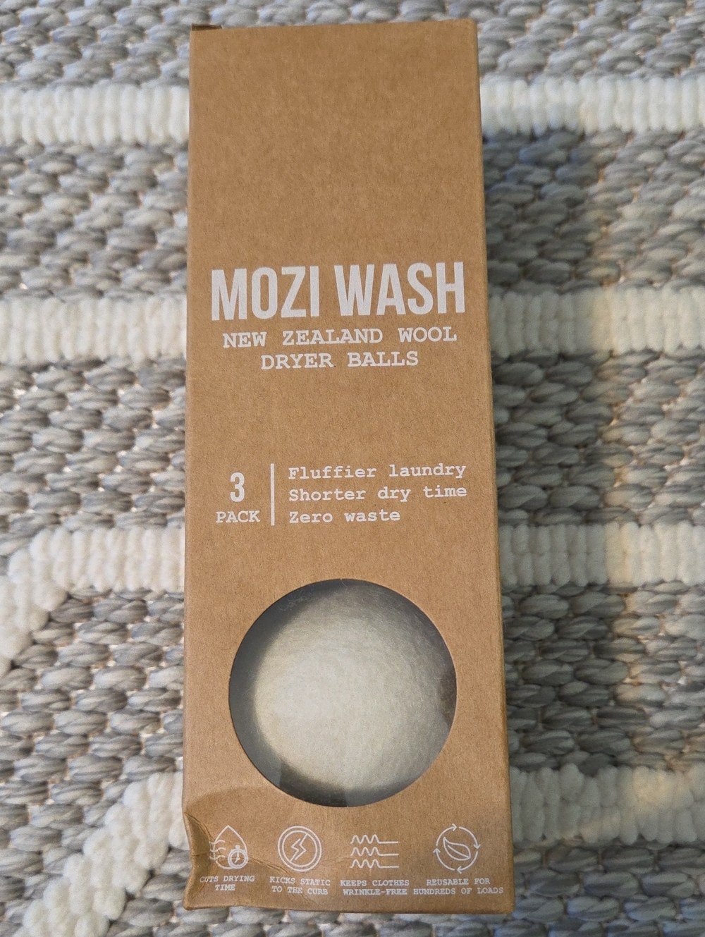 Wool Dryer Balls - White (3 Pack)